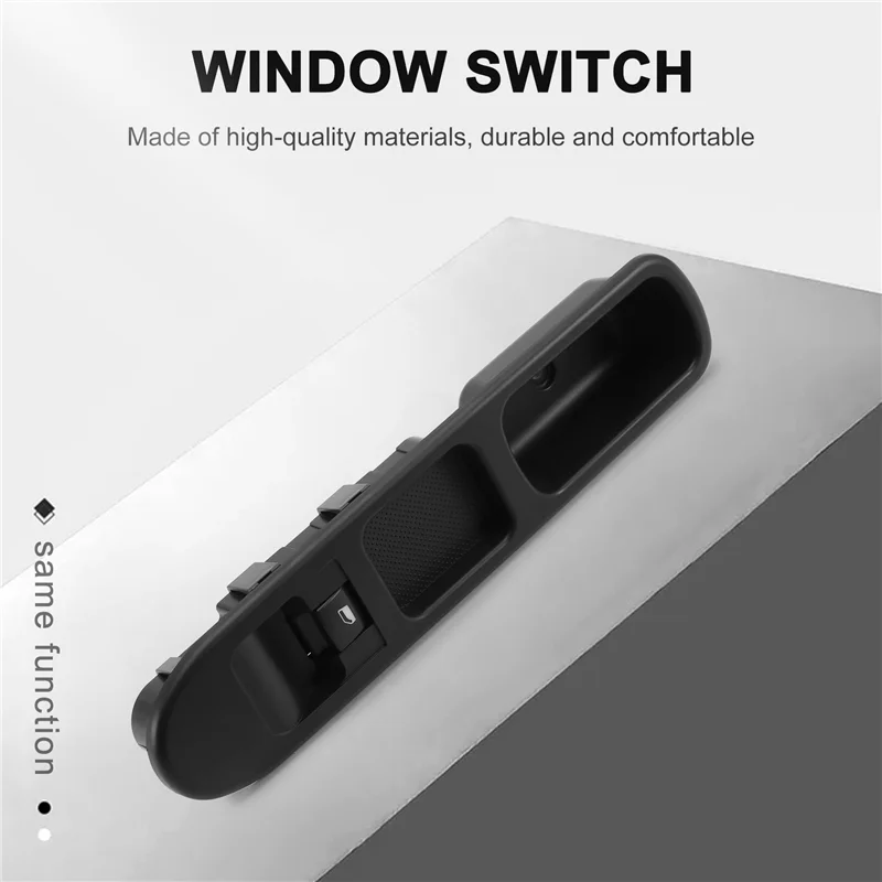 

#855K 2Pcs Driver Side+Passenger Side Electric Power Window Control Switch (Black)