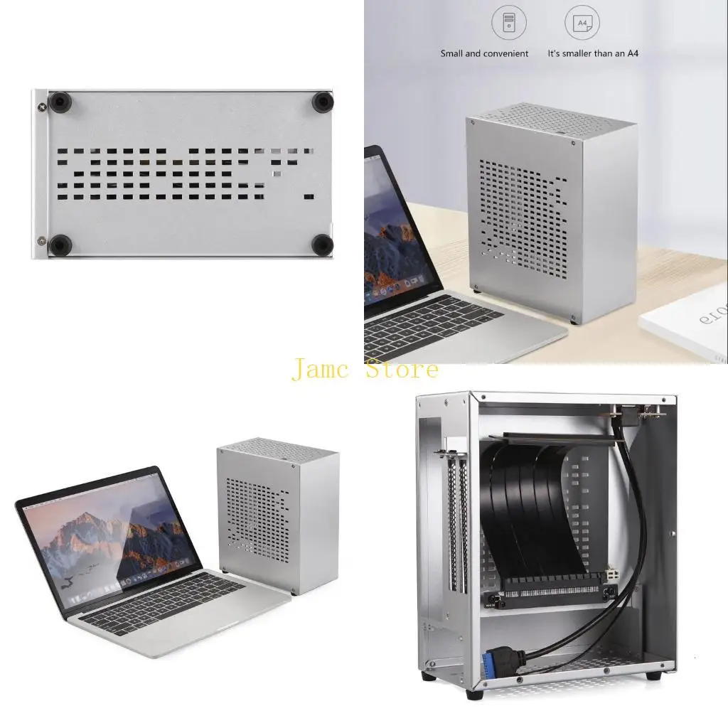 LX0B HTPC for Case Micro host Chassis Mini-ITX for Case Aluminum Body Computer Host f