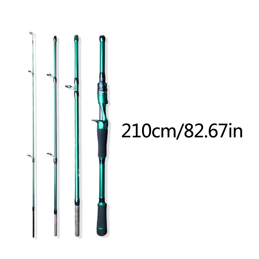 SIECHI Casting Spinning Angelrute 1,8 m 2,1 m Ultraleichte Carbonfaser-Rutenstange 4-teilig mit EVA-Griff 7-20 g Ködergewicht – Detail 13
