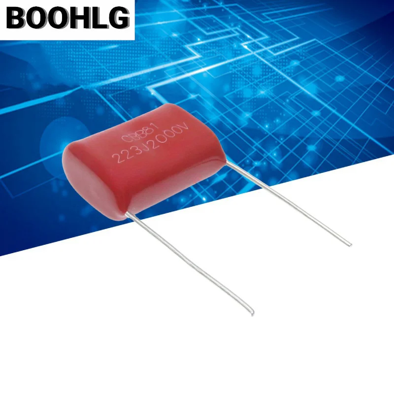 20PCS 2000V 223J 0.022uF 2KV 2000V CBB 223 22NF 223J 2000V CBB81 Polypropylene Film Capacitor Pitch 20mm