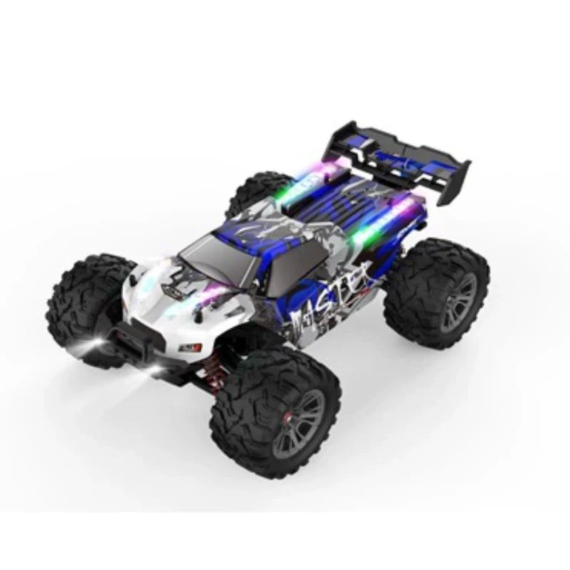 Kendaraan Off-Road Kecepatan Tinggi Penggerak Empat Roda Proporsi Penuh 1:16 dengan Lampu Lari Keren Balap Drift Pilihan Tiga Warna