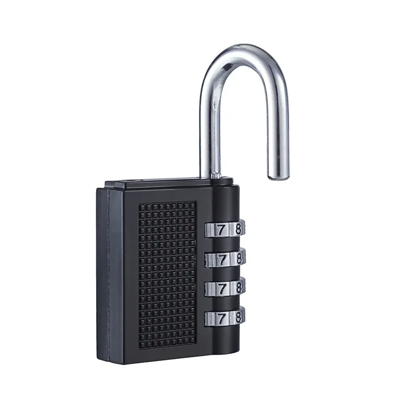 Password Code Combination Waterproof Mini Padlock Zinc Alloy Suitcase For Luggage Travel Smart Door Lock