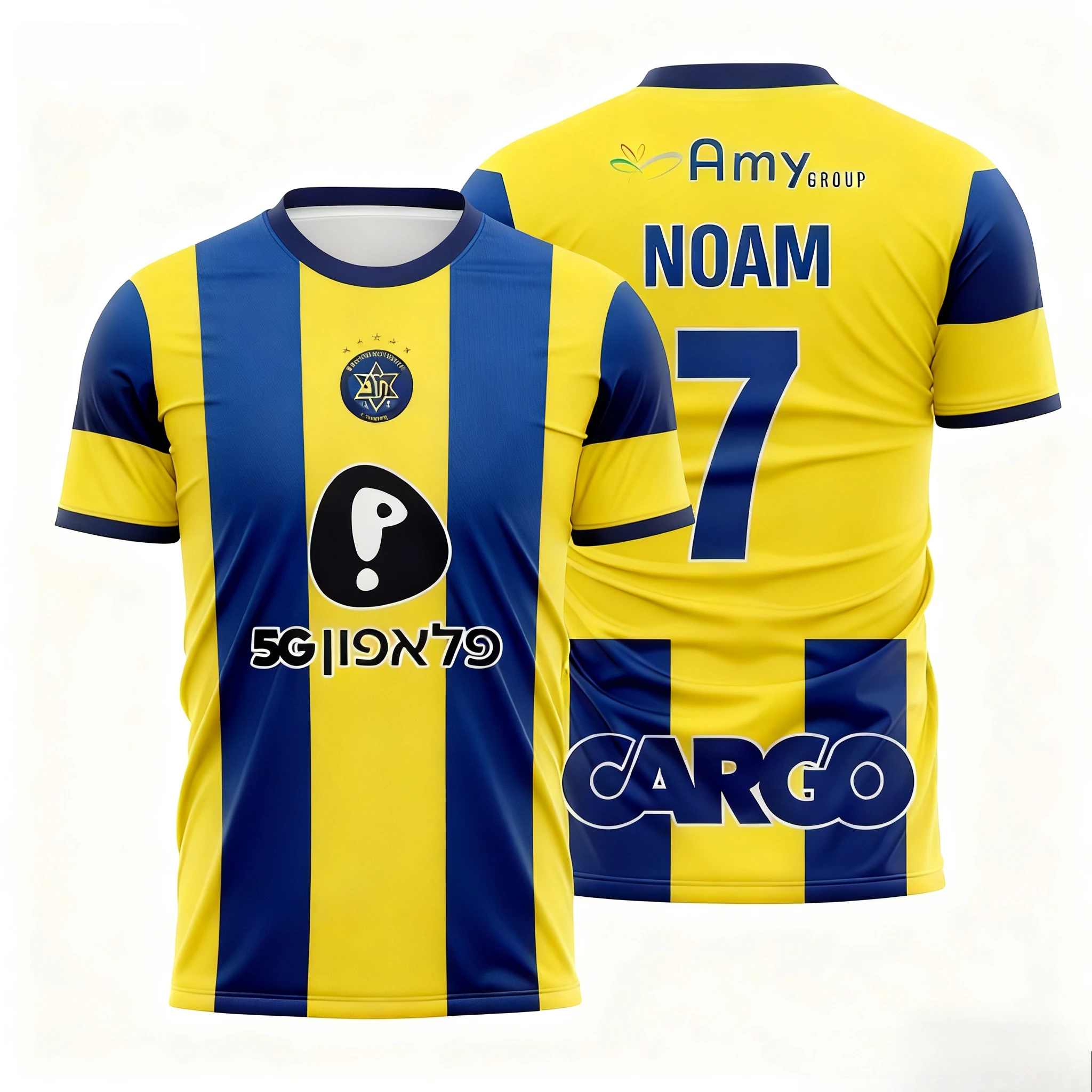 أحدث القمصان الرجالية والنسائية القابلة للتنفس للتدريب اليومي لنادي كرة القدم Maccabi Tel Aviv في عام 2026 #1