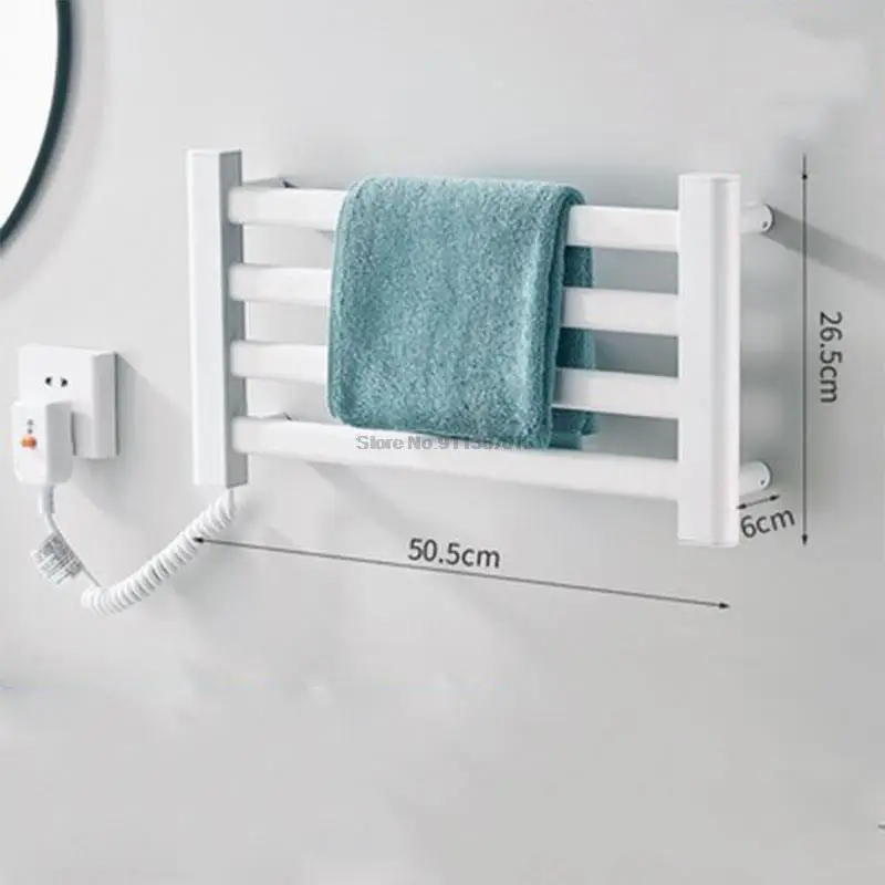 

Electrically Heated Towel Rack Intelligent Home Bathroom Toilet Electrical Heating Thermostatic Bath Towel Shelf Drying Rack