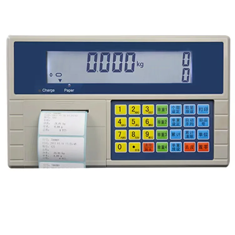 scale  with multi-key LCD/LED electronic barcode label weighing indicator for instrument industrial scale head