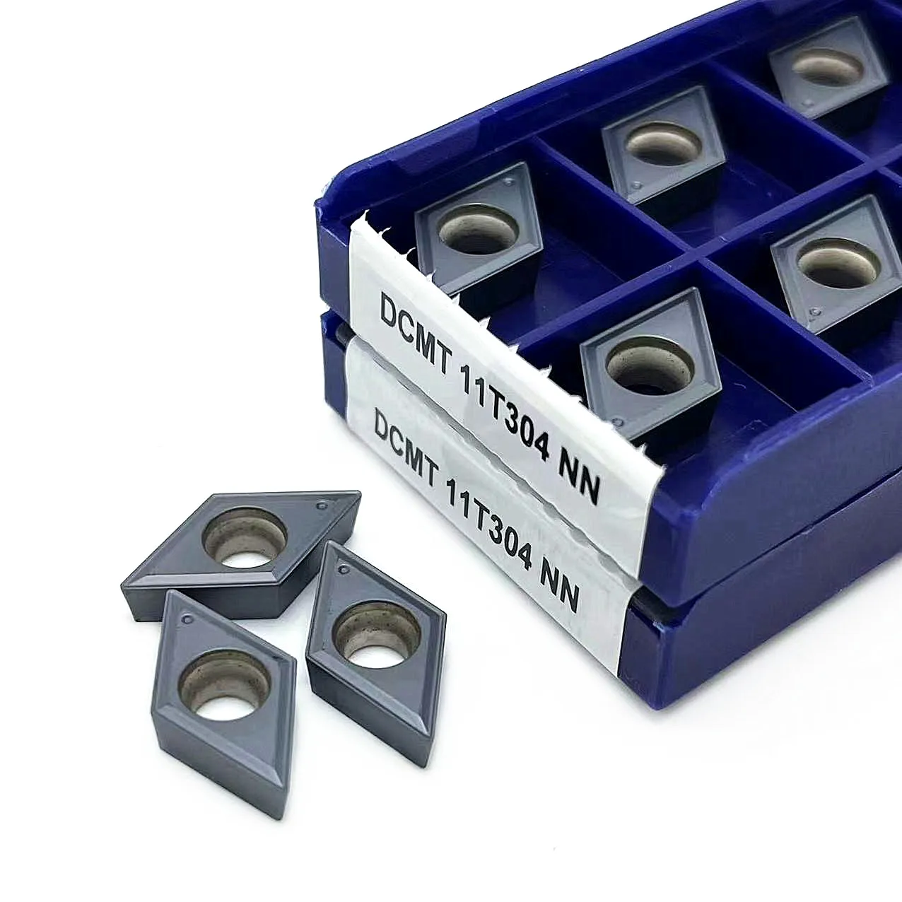 เครื่องกลึงลามิน่า10ชิ้น DCMT11T304 LT10เอ็นเอ็นเอ็นเอ็นซีคาร์ไบด์แทรกกัด DCMT11T304เอ็นเอ็นเอ็นเอ็น LT10 DCMT11T308พีวีดี LT10ดีซีดีเอ็มที