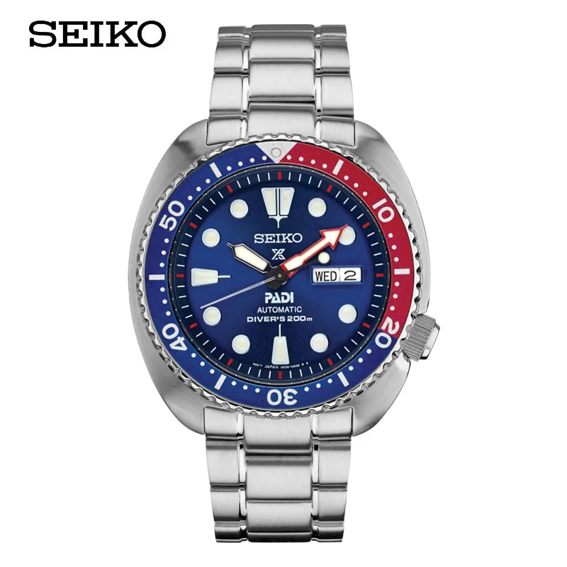 SEIKO diving abalone men\'s watches PADI co-branded luminous diving outdoor sports automatic mechanical watch SRPE99K1