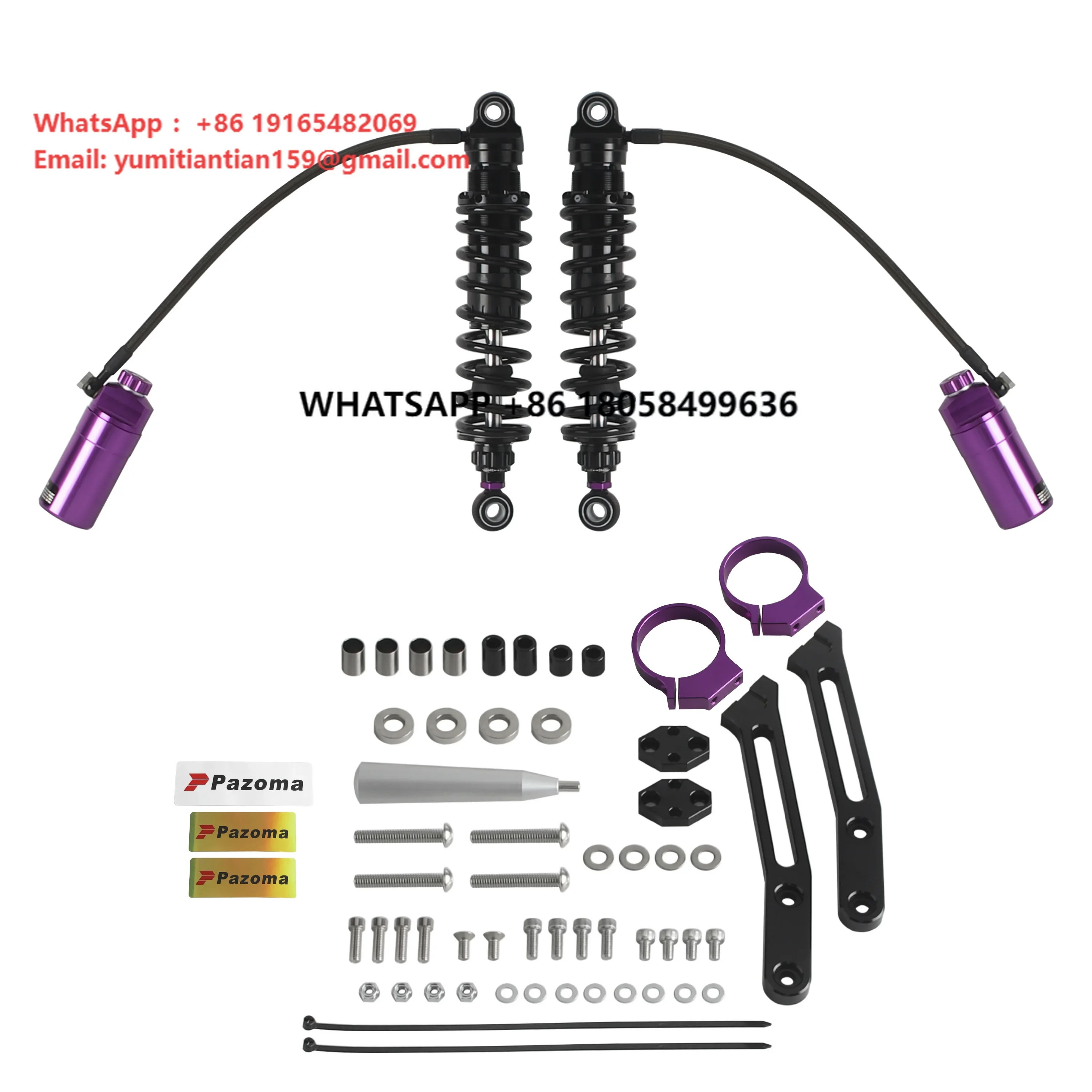 Motorcycle Aluminum Rear Shock Absorber for Harley Touring  CVO Road King Street Glide Electra Glide Road Glide Models