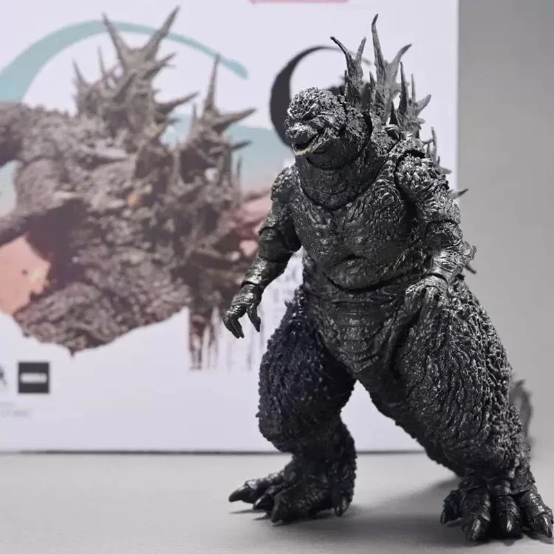 Shm Godzilla Figura 2023 Film Sh Monsterarts Godzillas Action Figure Speelgoed Anime 18Cm Model Ornament Perifeer Cadeau Voor Kinderen