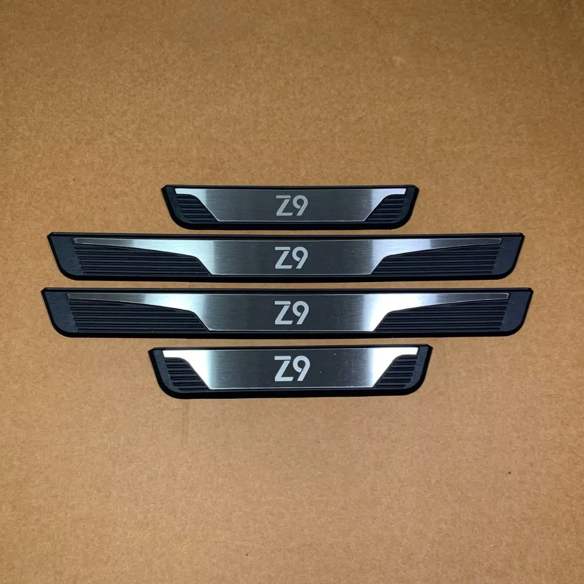 For Nissan Z9 Dongfeng Z9 2025 2026 2027 Door Sill Plate Stainless Steel Plastic Cover Car Sticker 3D Interiors Auto Accessories