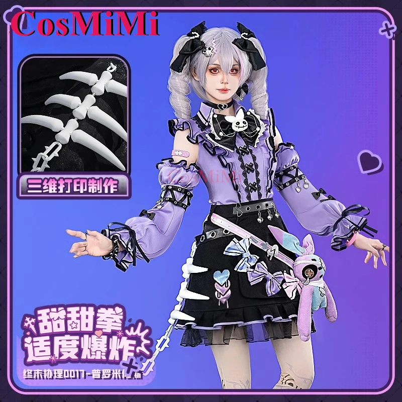 CosMiMi Game Honkai Impact 3 Prometheus Cosplay Costume Sweet Fist Explodes Moderately Dress Carnival Party Role Play Clothing