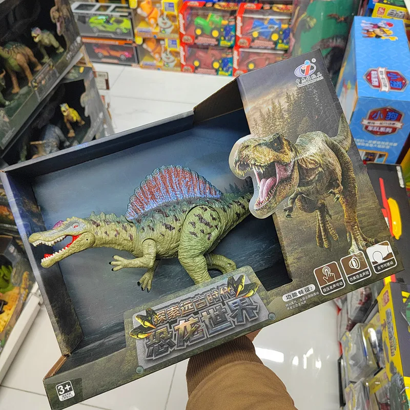 الجوراسي مقلد الديناصور ريكس عمل الصوتية تي ريكس المشتركة التنقل ديناصور لعبة دينو الكهربائية لعيد الميلاد هدية الكريسماس #3