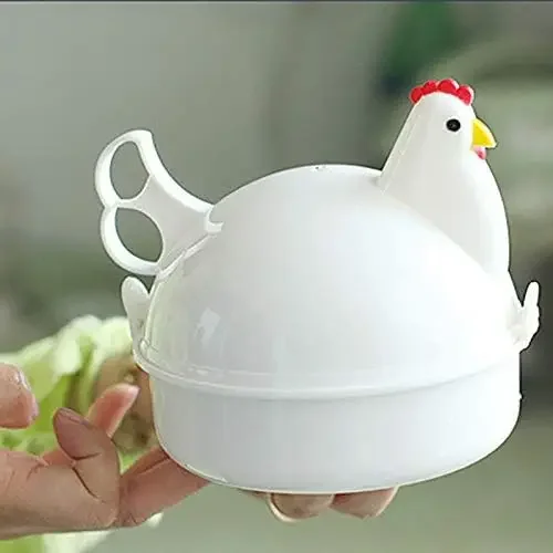 Chicken Shaped Microwave Eggs Boiler Cooker Kitchen Cooking Appliances, Tool