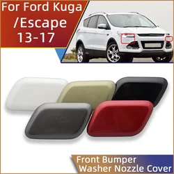 Front Bumper Headlamp Washer Nozzle Cap Cover For Ford  Escape 2017 2018 2019 Kuga 2013 2014 2015 2016 2017 Headlamp Cleaner Lid