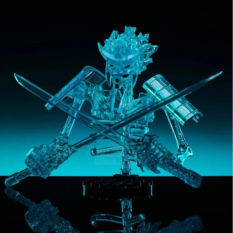 Ninja nueva Gigantificación Susanoo esqueleto Uchiha Sasuke Sharingan Anime Blockman figura modelo ornamento juguete de moda regalo de nacimiento