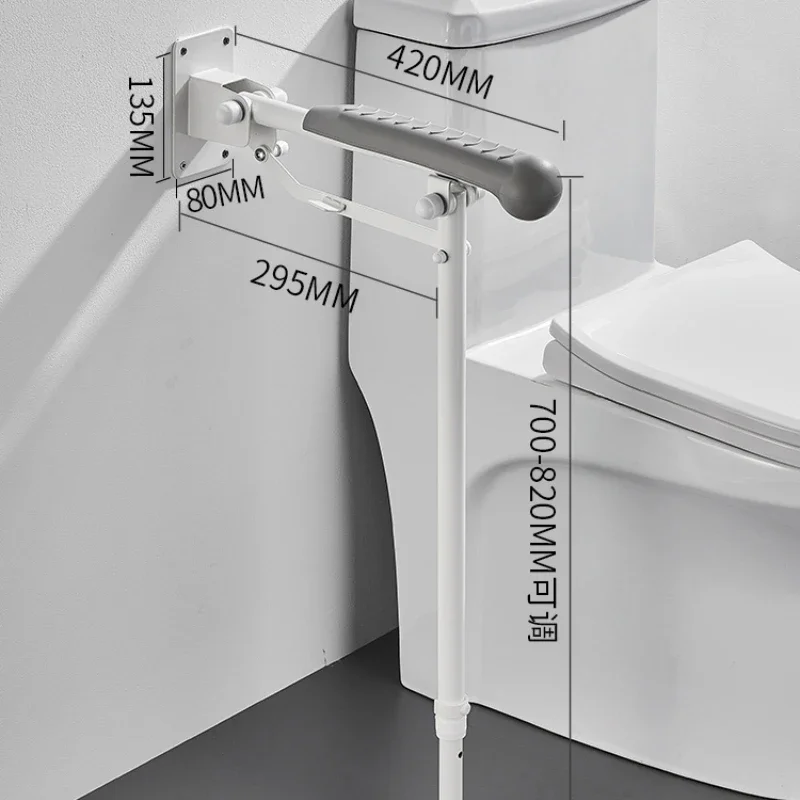 درابزين المرحاض، كبار السن والمعاقين عدم الانزلاق للطي المرحاض الحمام خالية من العوائق سلامة مقعد المرحاض Andicap انتزاع القضبان القضبان