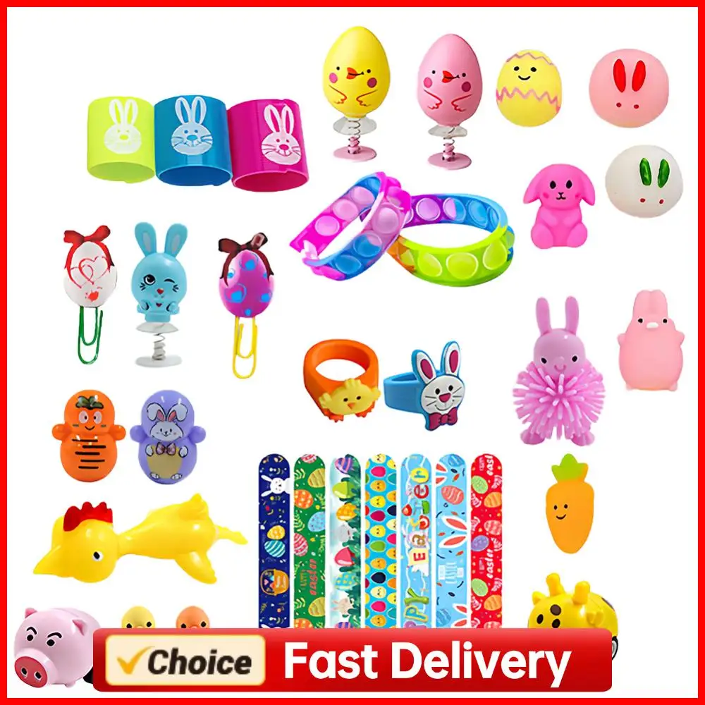 100/120 Pcs Theme Party Favor Prefilled Easter Eggs Classroom Prize with Mini Novelty Dolls for Kids Girls Boys Easter Eggs Hunt