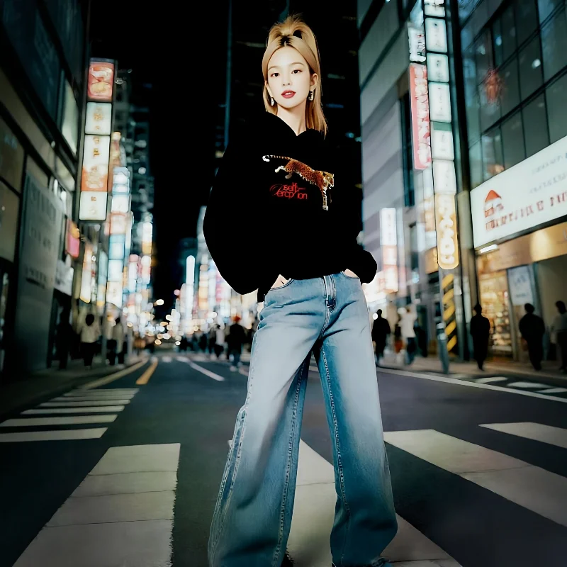 Chunyuyinjia-moletom preto para mulheres, concha de impressão 3D, padrão de leopardo clássico, design chique, moda de rua, alta qualidade