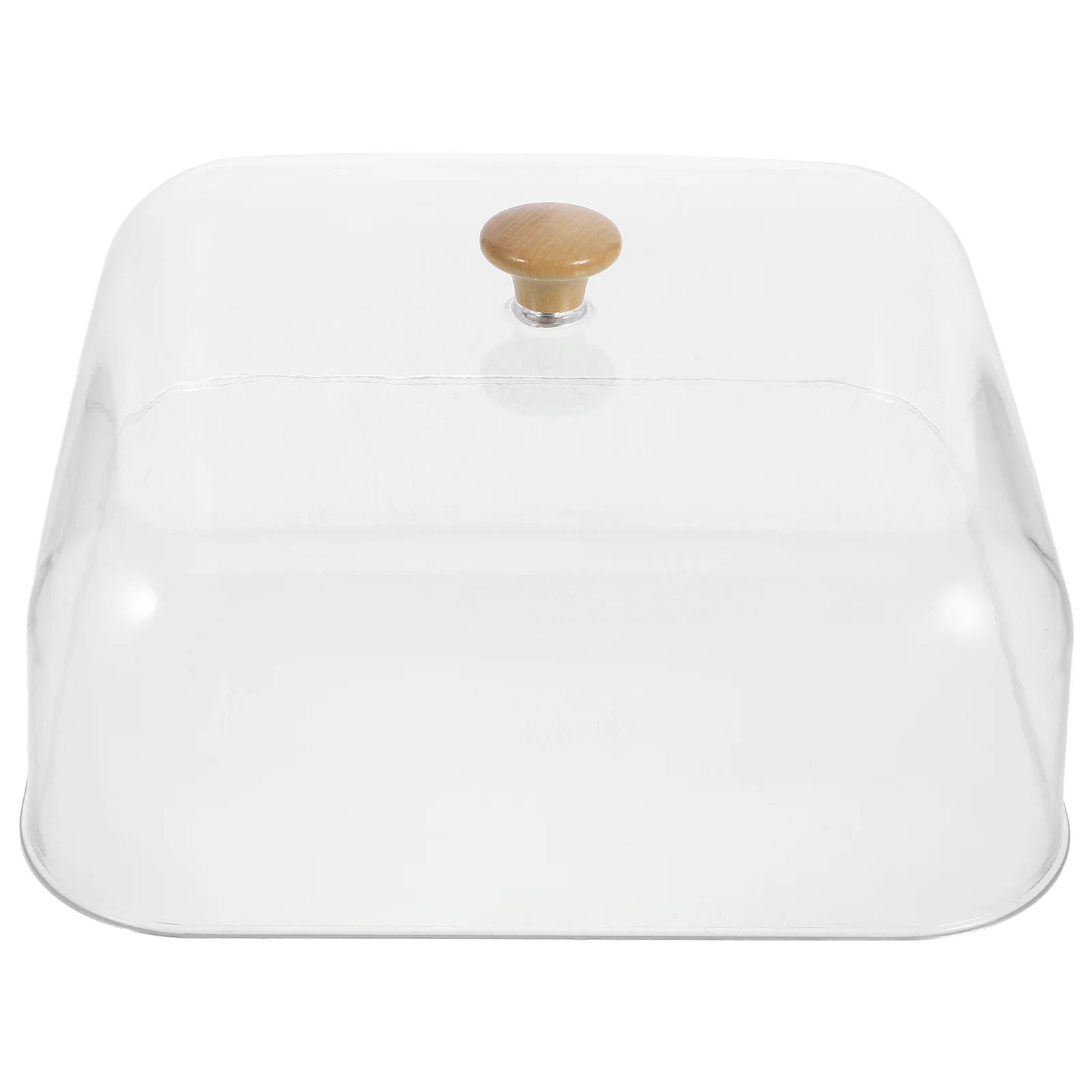 1pc ケーキドームカバー透明アクリルデザートディスプレイプロテクターパーティーフードフルーツプレート再利用可能なクリアスナックカップケーキ