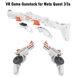 Enhance VR Shooting Game Experience Handle Gunstock Combination For Meta Quest 3/3 VR Accessories Handle Grip For Christmas Gift