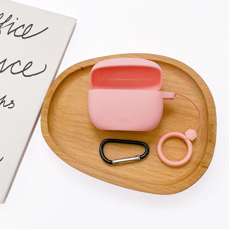 Capa de silicone para jbl tune 215 tws capa com anel anti-queda à prova de choque fone de ouvido proteger caso caixa de fone de ouvido acessórios capa