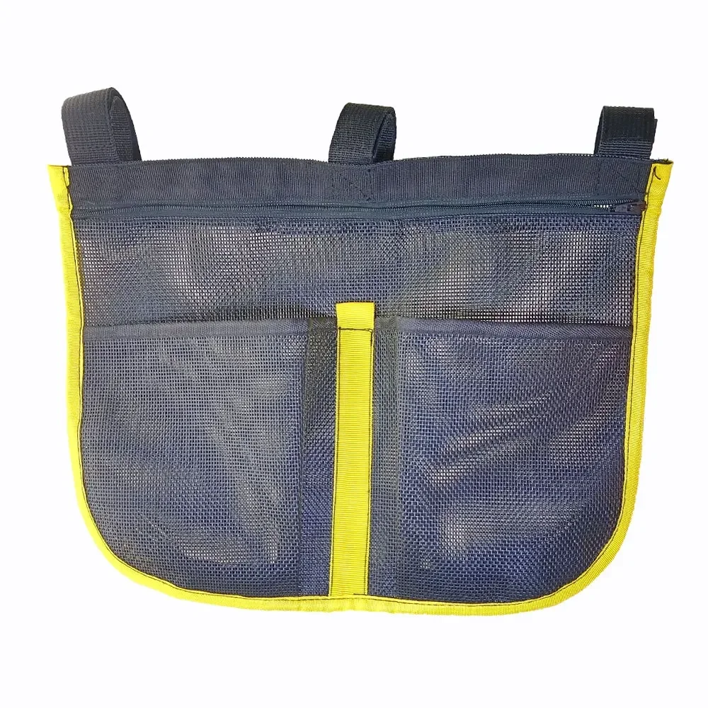 Anti-UV Boat Fishing Dock Rail Mesh Pouch Storage Bag for Kayak Marine Yacht Boat Fishing Handrail Stash Pocket