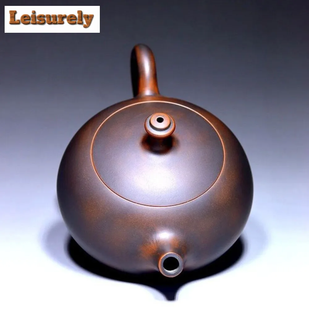 220ml Custom Qinzhou Nixing Pottery Zisha Tea Set Purple Clay Teapot Handmade Kiln Change Guifei Kettle Household Filter Cha Pot