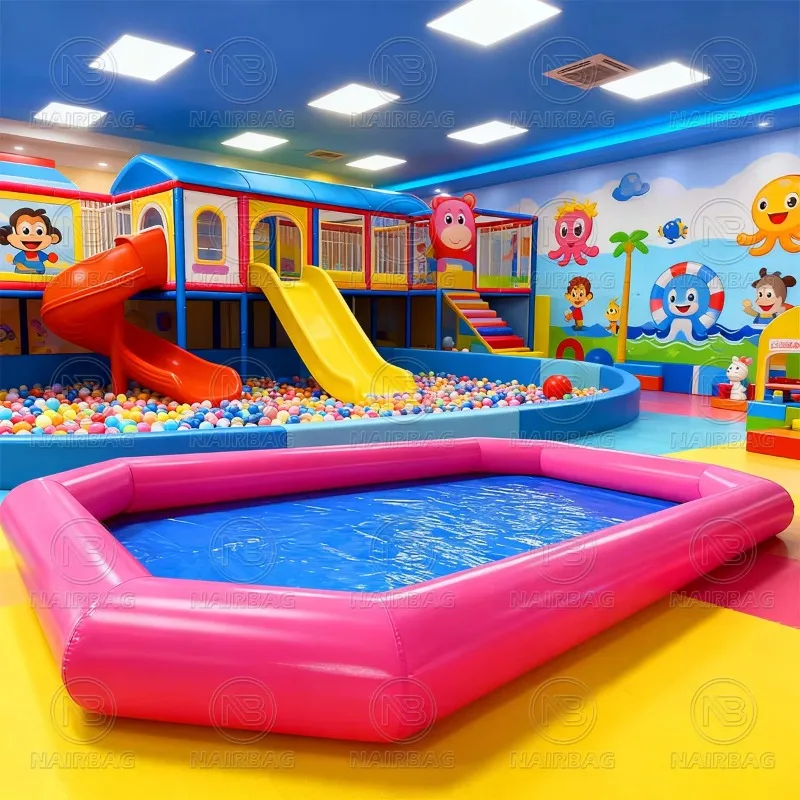 Portable Closed PVC Tarpaulin Inflatable Swimming Pool Indoor Outdoor Water Games Paddle Boat Water Polo Games