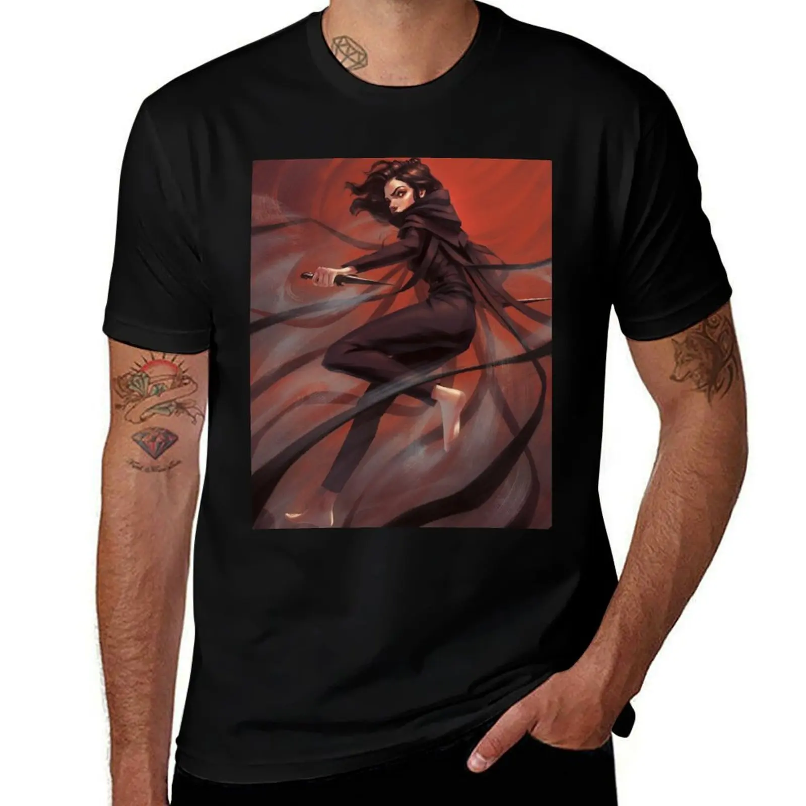mistborn - queen of dearh T-Shirt Tough Fabric Work Tee T-Shirt