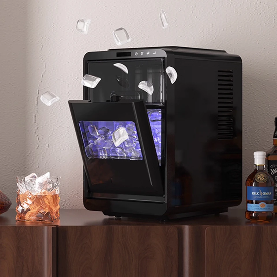 HZB25Y Commercial and Home Use Crescent Ice Maker  Automatic Solid Ice Machine
