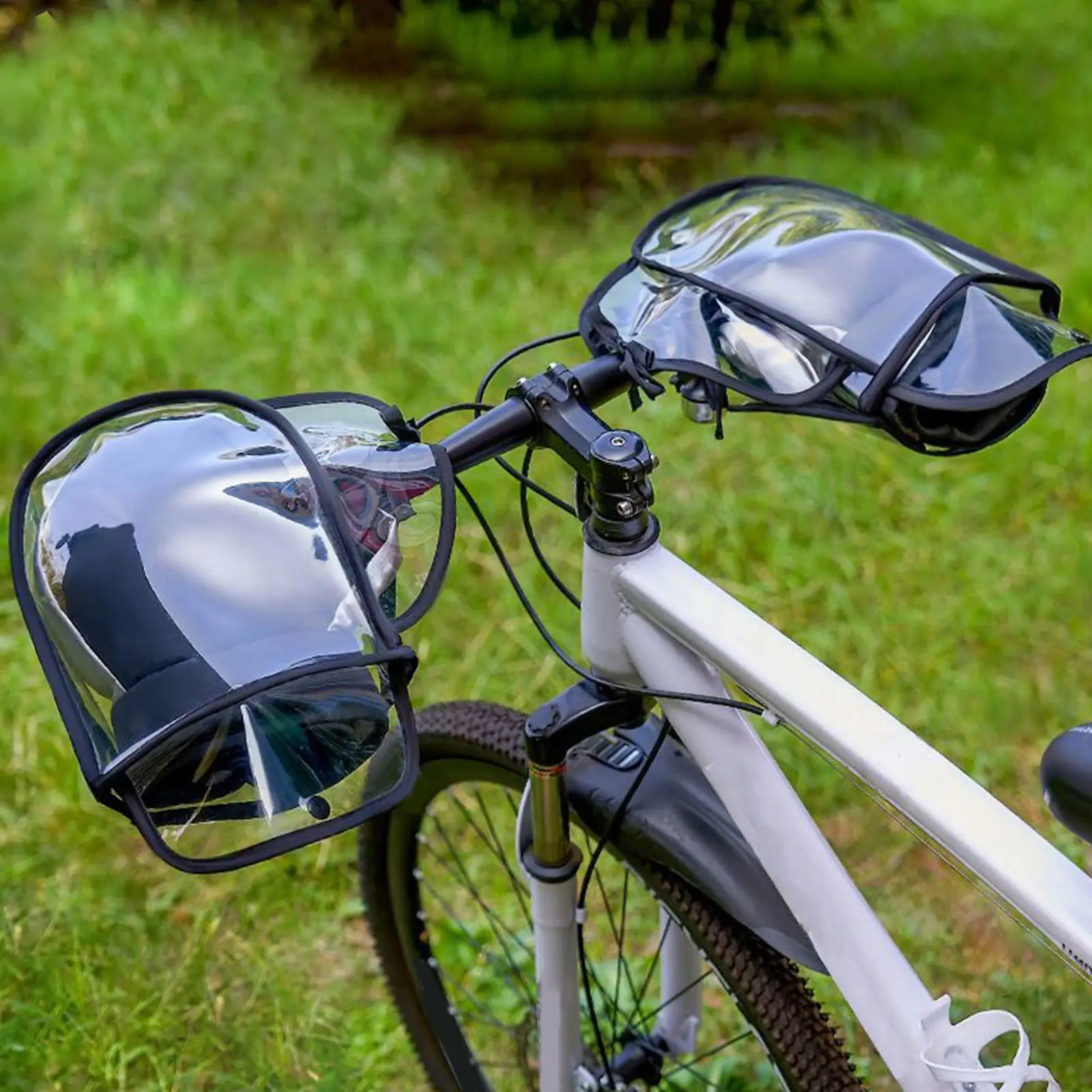 

Зимние варежки на руль велосипеда, велосипедные морозостойкие чехлы на руль, складные велосипедные перчатки на руль для снегохода, Dirtbike