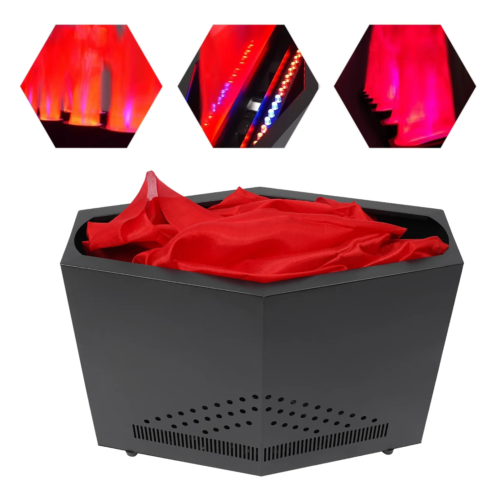 36LED Vlam Vuur Licht Machine Podium Sfeer Effect Fake Fire Flame Machine