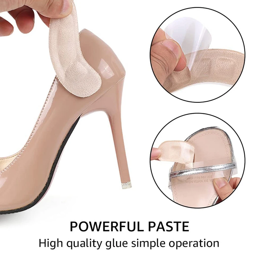 Weiche Silikon-Pads für Damenschuhe, rutschfestes Vorfuß-Einlegepad, Ferseneinlage, Gel-Einlegesohlen für Absätze, Sandalen, rutschfester Fuß – Detail 8