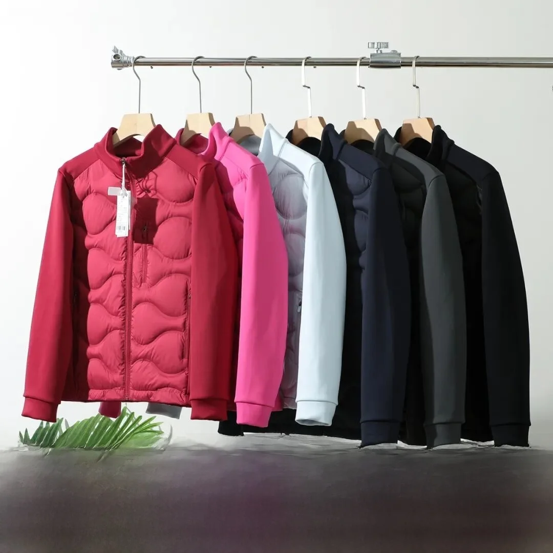 

Outdoor Tee-Proof Technology Fabric 90 White Du down Winter Men's And Women's Quilted Jaet Stand Collar down Coat