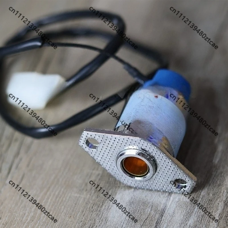 12V Fuel Cut Off Flameout Solenoid Valve YT56A 05T56-22 Replacement Electromagnet For Modified Wheel Loader Diesel Engine