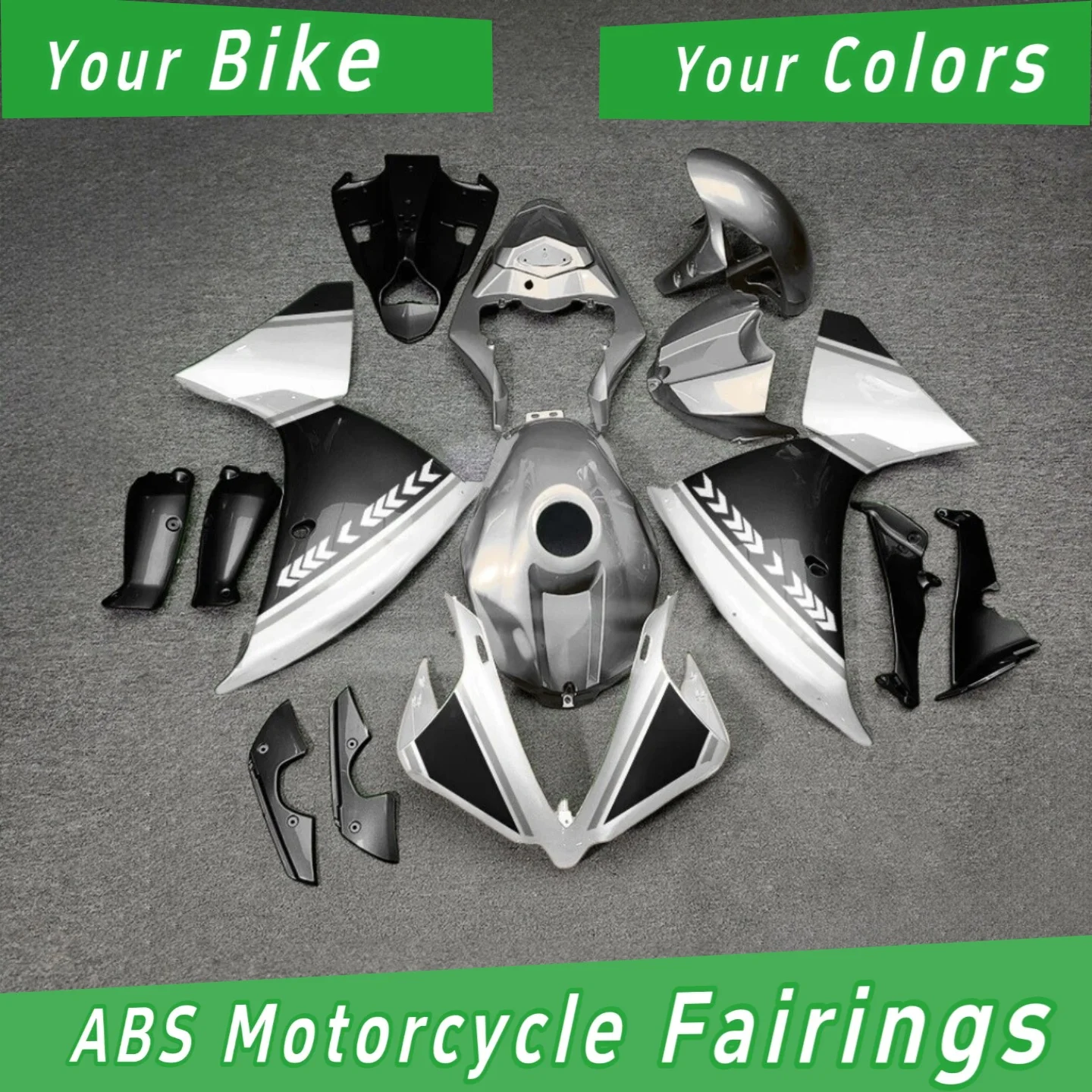Custom Replacement Fairing for YZFR1 2012 2013 2014 Yamaha - Free Design Options with Tank Cover High-Grade ABS Plastic Bodywork