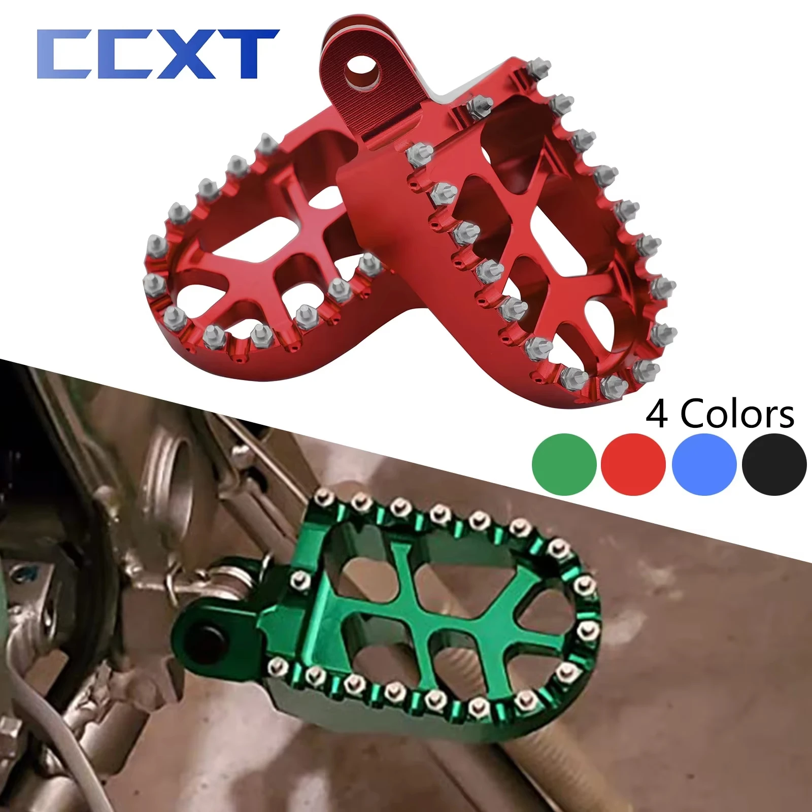 

Motorcycle CNC Foot Pegs Pedals Foot Rests For Honda CR CRM XR CRF 80R 80RB 85R 85RB 250 250R 400R 600R 650L 650R 230L 1989-202