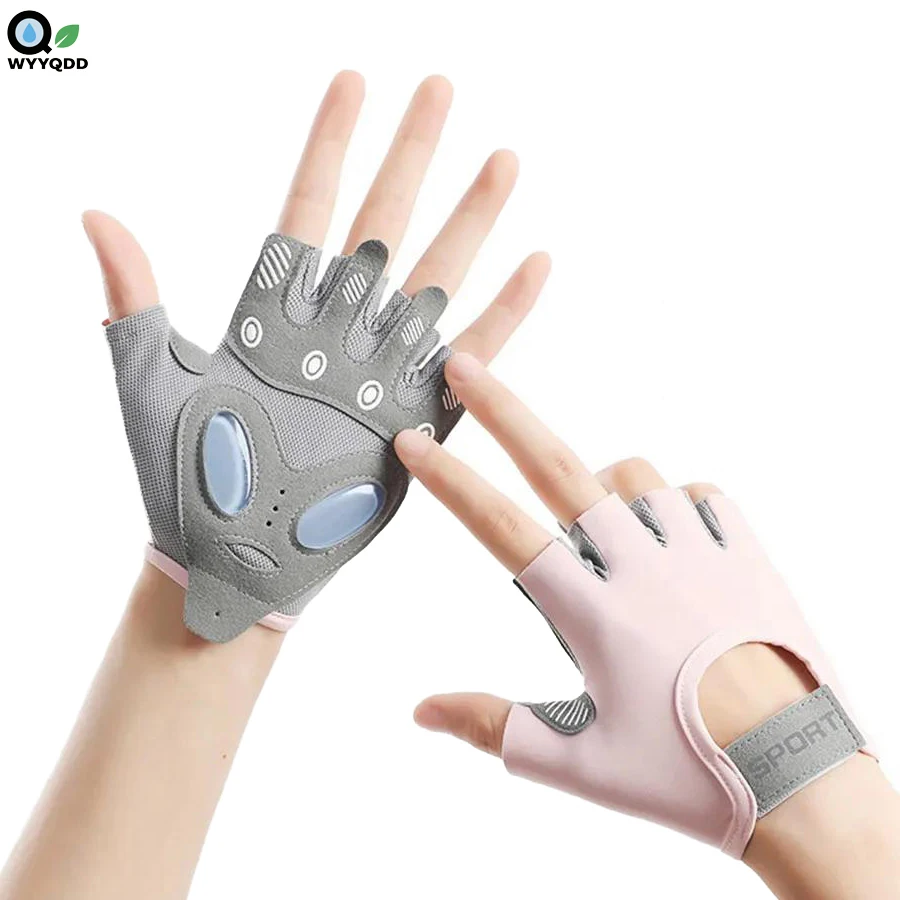 

1 Pair Soft Non-slip Fitness Gloves - Outdoor Non-slip Workout Gloves,For Strength Training,Body Workout,Fitness And Sports