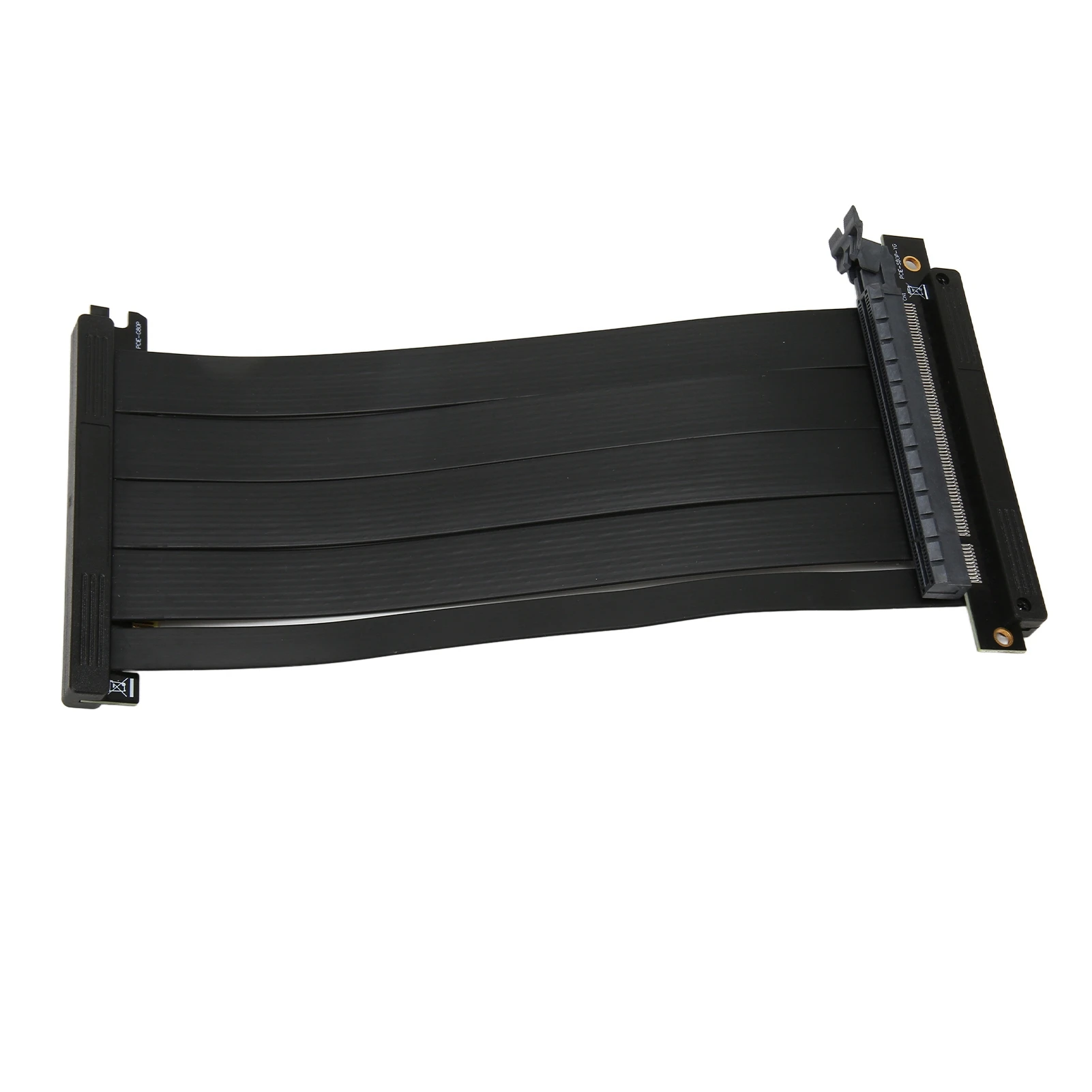 

Universal Graphics Card Extension Cable Dual Reverse Ultra PCIE4.0 X16 Riser Cable Shielded High Speed Vertical Mount for Gaming