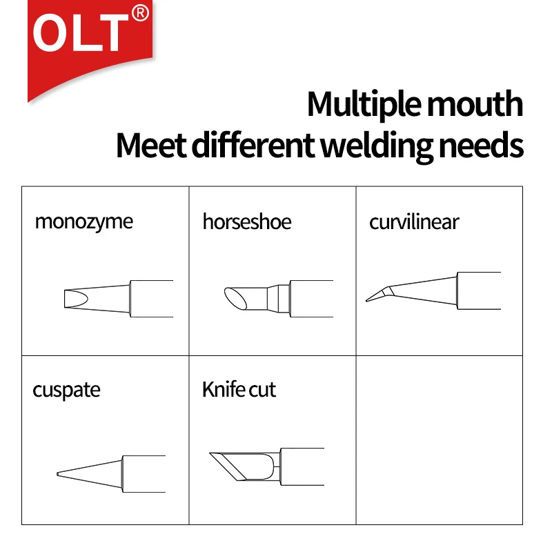 C210 Soldering Tips C210-021 C210-023 C210-007 Compatible with JBC T210 Handle Soldering Station Welding Iron Replacement Head - Image 4