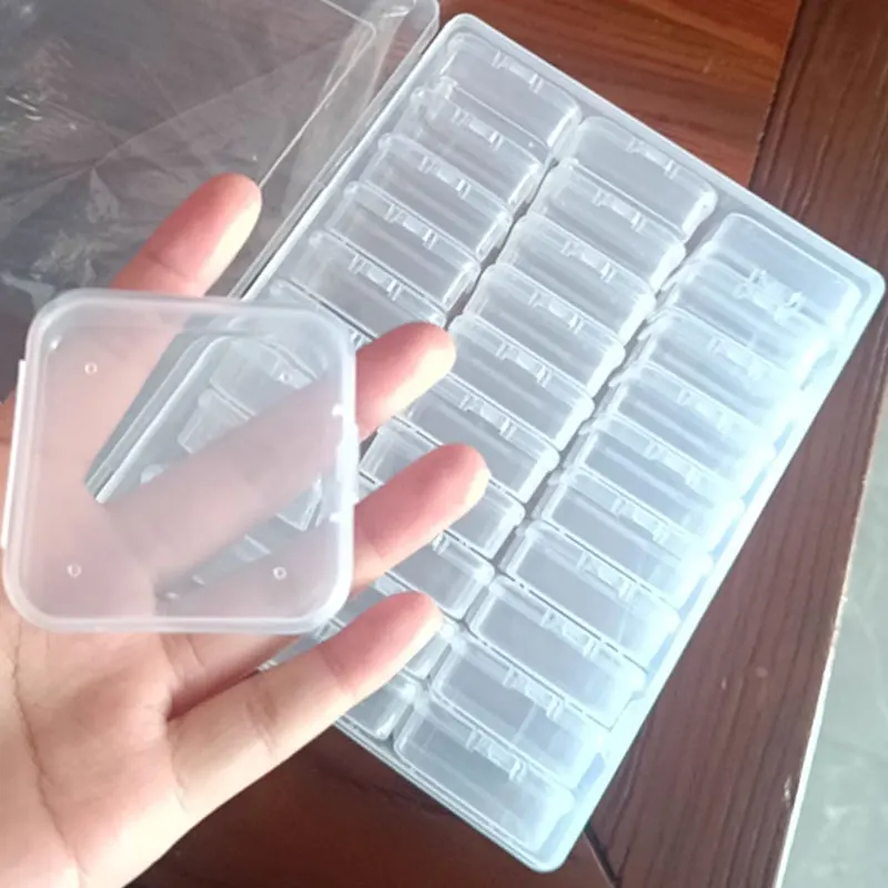

30pcs/Set Multifunctio Independent Transparent Plastic Storage Boxes Used for DIY Diamond Painting Bead Jewelry Storage