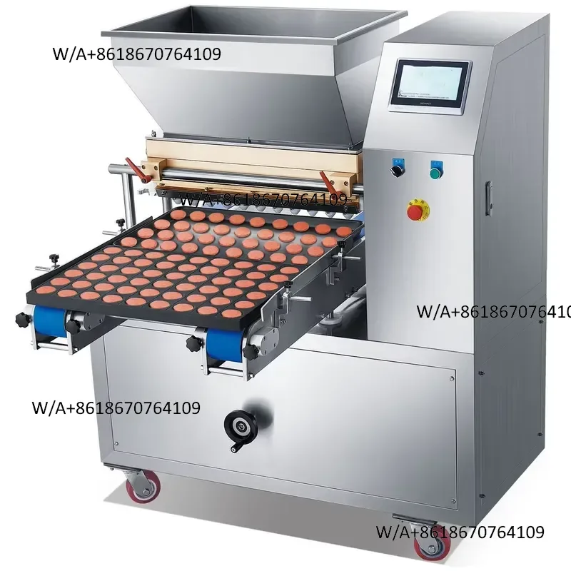 Automatic Industrial Manual Depositor New Stainless Steel Chocolate Chip Cookie Biscuit Make Machine for Small Fruits Nuts