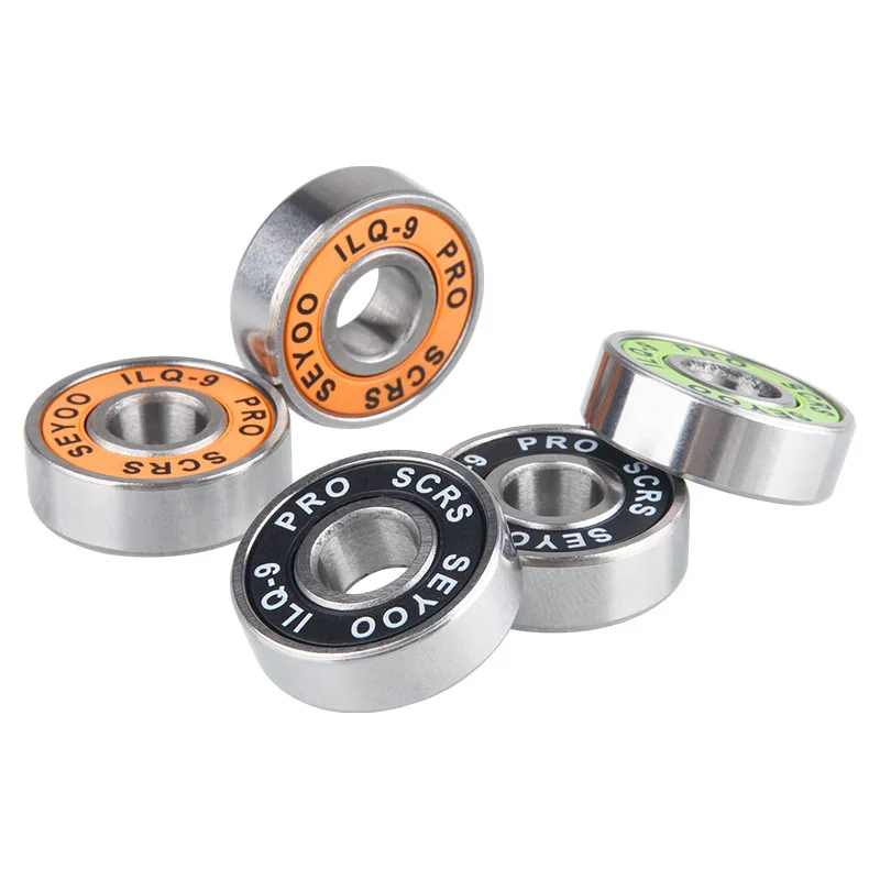 16pcs/lot SKATING TWINCAM ILQ-9 608zz Miniature Ball Radial Ball  Bearings For Skate Board Shoes Accessories Scooter Parts