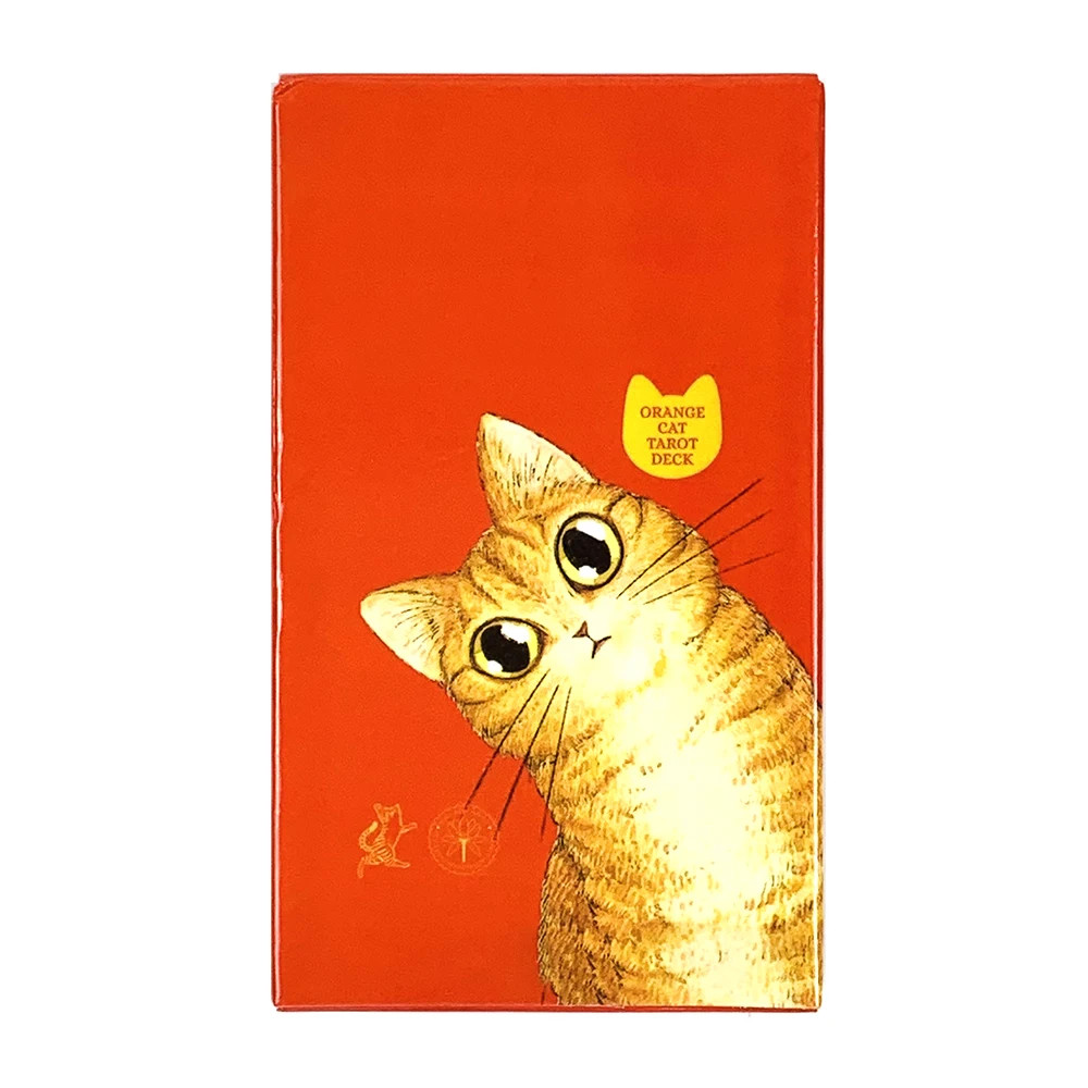 

Новые карты Таро, 78 шт. карты, причудливая колода Таро с изображением котенка для начинающих, идеально подходят для гадания и подарков