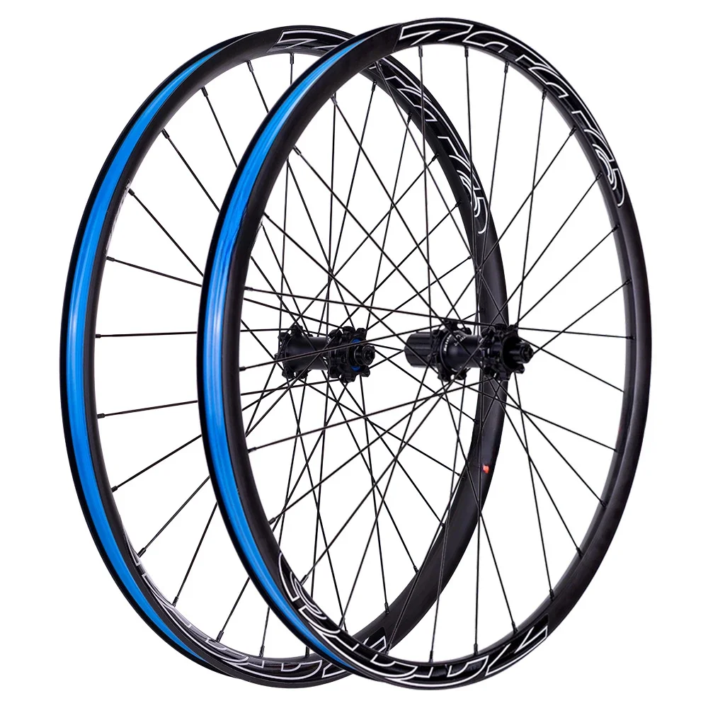 مجموعة عجلات بلا أنبوبي ، أنا إندورو 29 ، بحافة دراجة غير متماثلة ، محور تعزيز السقاطة ، من من من خلال المحور ، مجموعة عجلات الدراجة