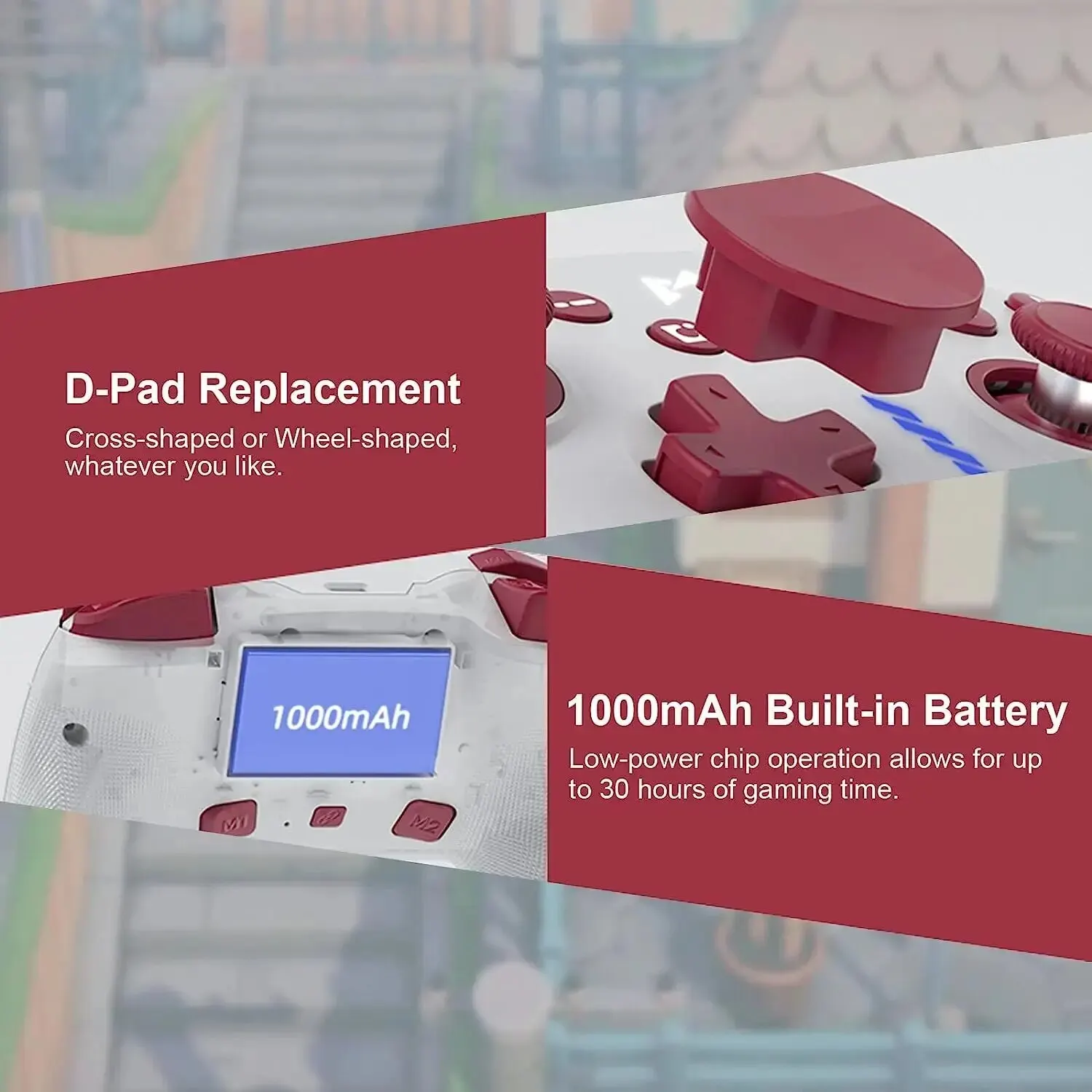 MOBAPAD CHITU HD الميكانيكية التبديل عصا التحكم غمبد التحكم ملحق قاعة تأثير الانجراف واقية اللاسلكية التبديل تحكم P5
