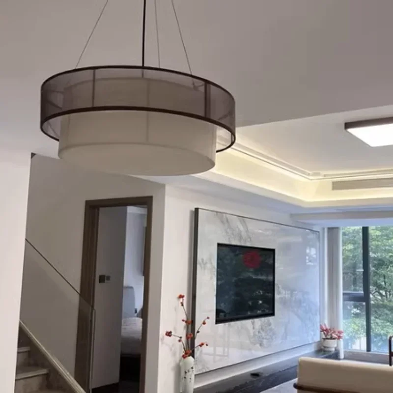 

New Chinese Style Chandelier LED Homestay Living Room Bedroom Dining Hotpot Restaurant Dining Table Hotel Ceiling Pendant Lights