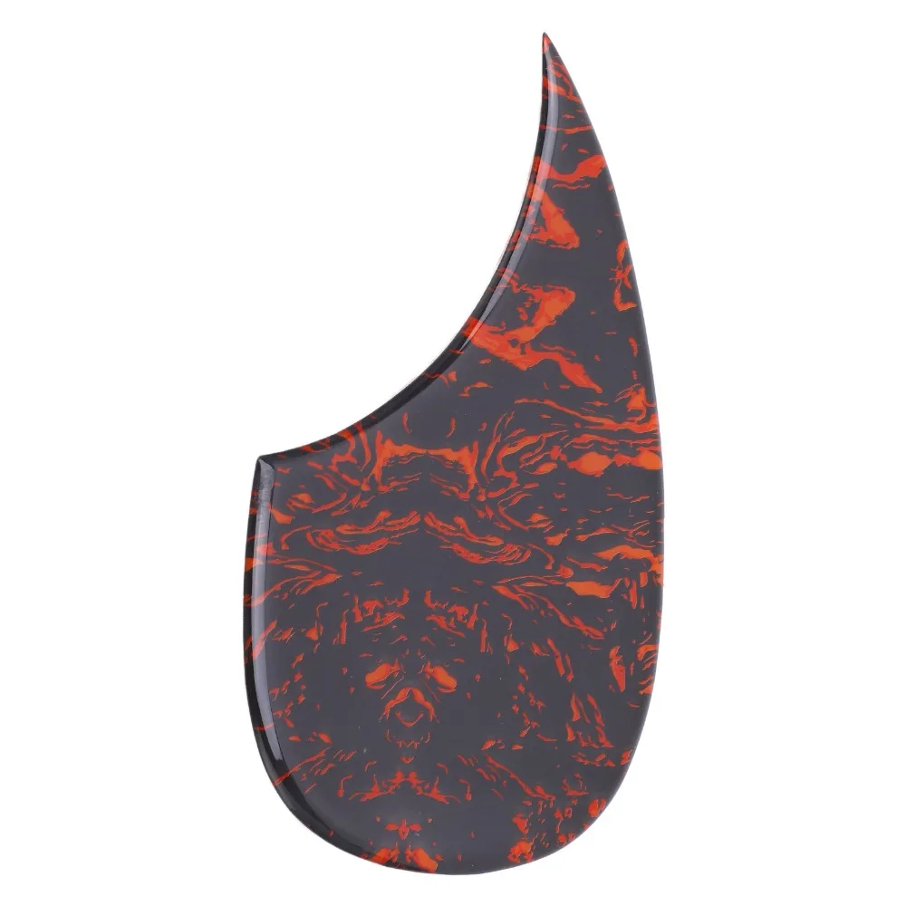 Celluloid Material Guitar Pickguard Red Flame 40/41in Size Guitar Guard Plate Thickness: 2-2.5mm / 0.08-0.10in