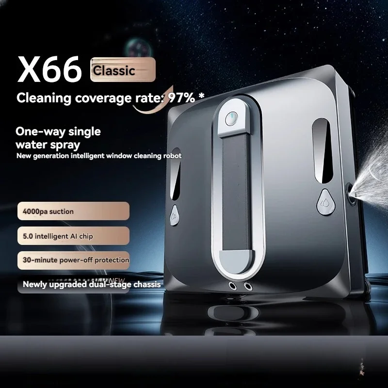 Glass and Windows Wipe Robot Fully Automatic Electric Home High-rise Special Household Commercial Low-noise Cleaning Tool