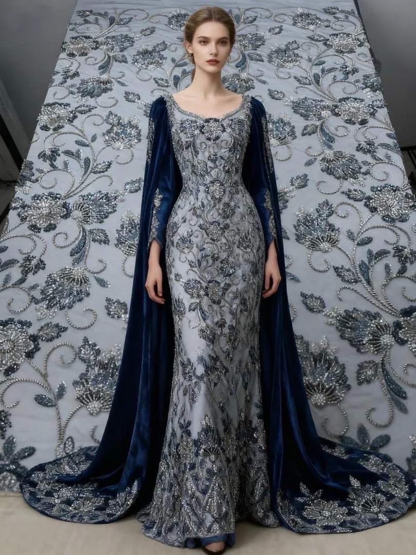 

Luxurious African Beaded Mesh Net Lace Fabric Luxury 2025 Sequins French Tulle African Women for Nigerian Wedding Party Dresses